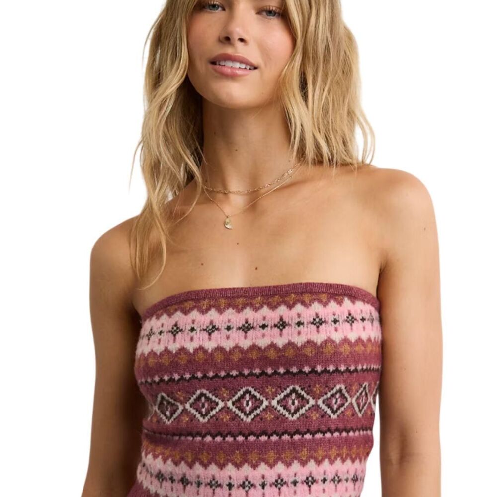 American Eagle Whoa So Soft Fair Isle Tube Sweater – Size Large